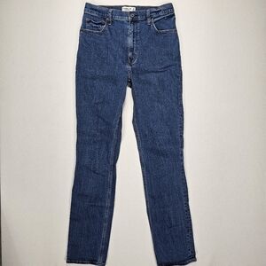 Abercrombie & Fitch The 90's Slim Straight Ultra High Rise Size 30 Long